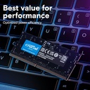 Crucial 8GB DDR5 4800MHz CL40 Laptop Memory