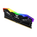 TeamGroup T-Force DELTA RGB 64GB (2x32GB) DDR5 6000MHz CL38 Memory Kit - Black