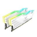 TeamGroup T-Force DELTA RGB 16GB (2x8GB) DDR4 3600MHz CL18 Memory Kit - White
