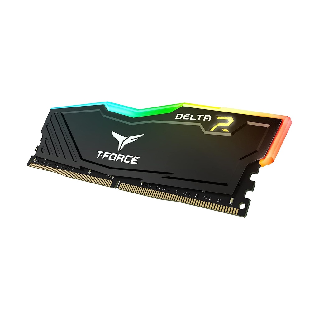 TeamGroup T-Force DELTA RGB 32GB (2x16GB) DDR4 3600MHz CL18 Desktop Memory Kit - Black