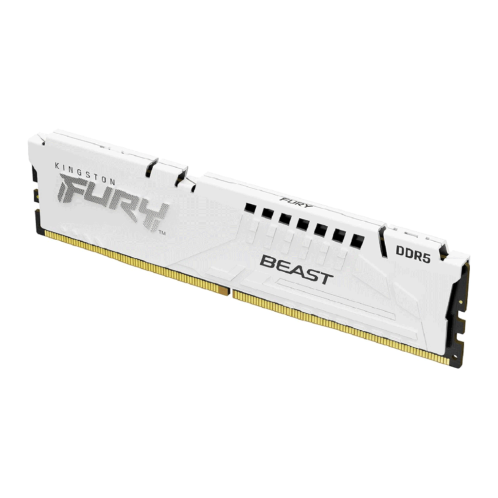 Kingston Fury Beast 32GB DDR5 6000MHz CL30 Memory - White