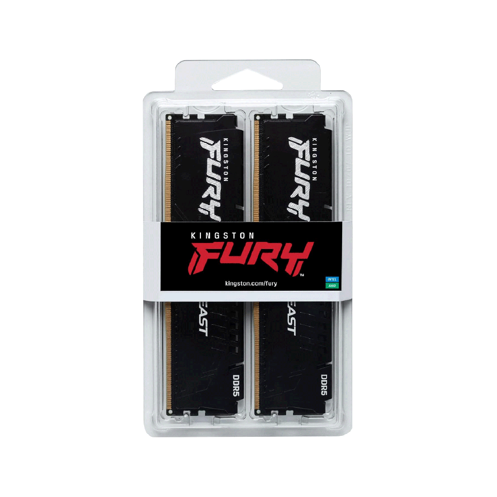 Kingston Fury Beast 32GB (2x16GB) DDR5 5600MT/s CL36 Memory Kit