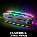 Lexar Ares RGB 32GB (2x16GB) DDR5 6800MHz CL34 Memory Kit - White