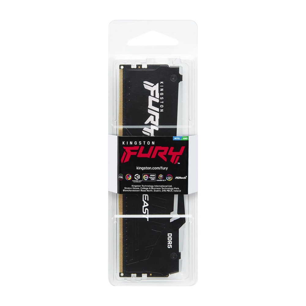 Kingston Fury Beast RGB 32GB (1 KIT 32GB) DDR5 6000MT/s CL36 Memory Kit