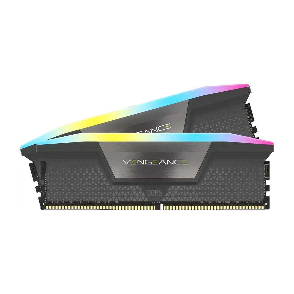 Corsair Vengeance RGB 32GB (2x16GB) DDR5 6000MHz C36 Memory Kit -Black