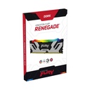 Kingston FURY Renegade RGB 64GB (2x32GB) DDR5 6400MT/s CL32 Memory Kit of 2 | KF564C32RSAK2-64