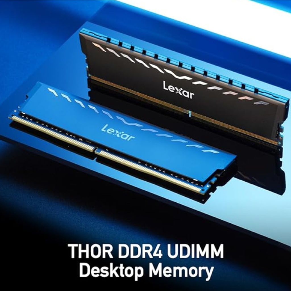 Lexar Thor 16GB (2x8GB) DDR4 3200MHz Overclock Memory Kit - Black