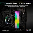 CORSAIR VENGEANCE® RGB 96GB (2x48GB) DDR5 DRAM 6800MT/s CL34,XMP Ready - Memory Kit — Black