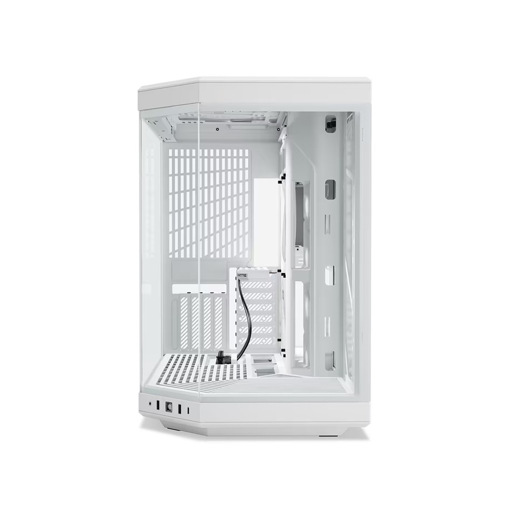 HYTE Y70 Mid Tower Two Panel Front & Left Side Tempered Glass Case without Fan - White