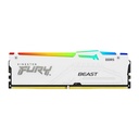 Kingston Fury Beast RGB 64GB (2x32GB) DDR5 6000MT/s CL36 Memory Kit - White