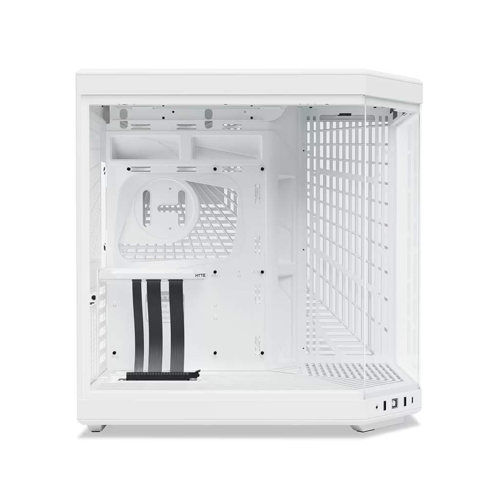 HYTE Y70 Mid Tower Two Panel Front & Left Side Tempered Glass Case without Fan - White