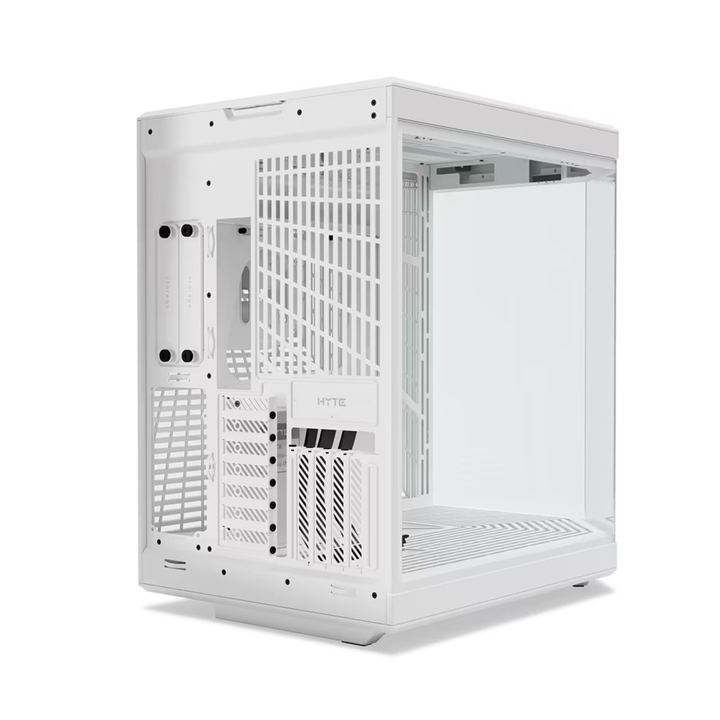 HYTE Y70 Mid Tower Two Panel Front & Left Side Tempered Glass Case without Fan - White