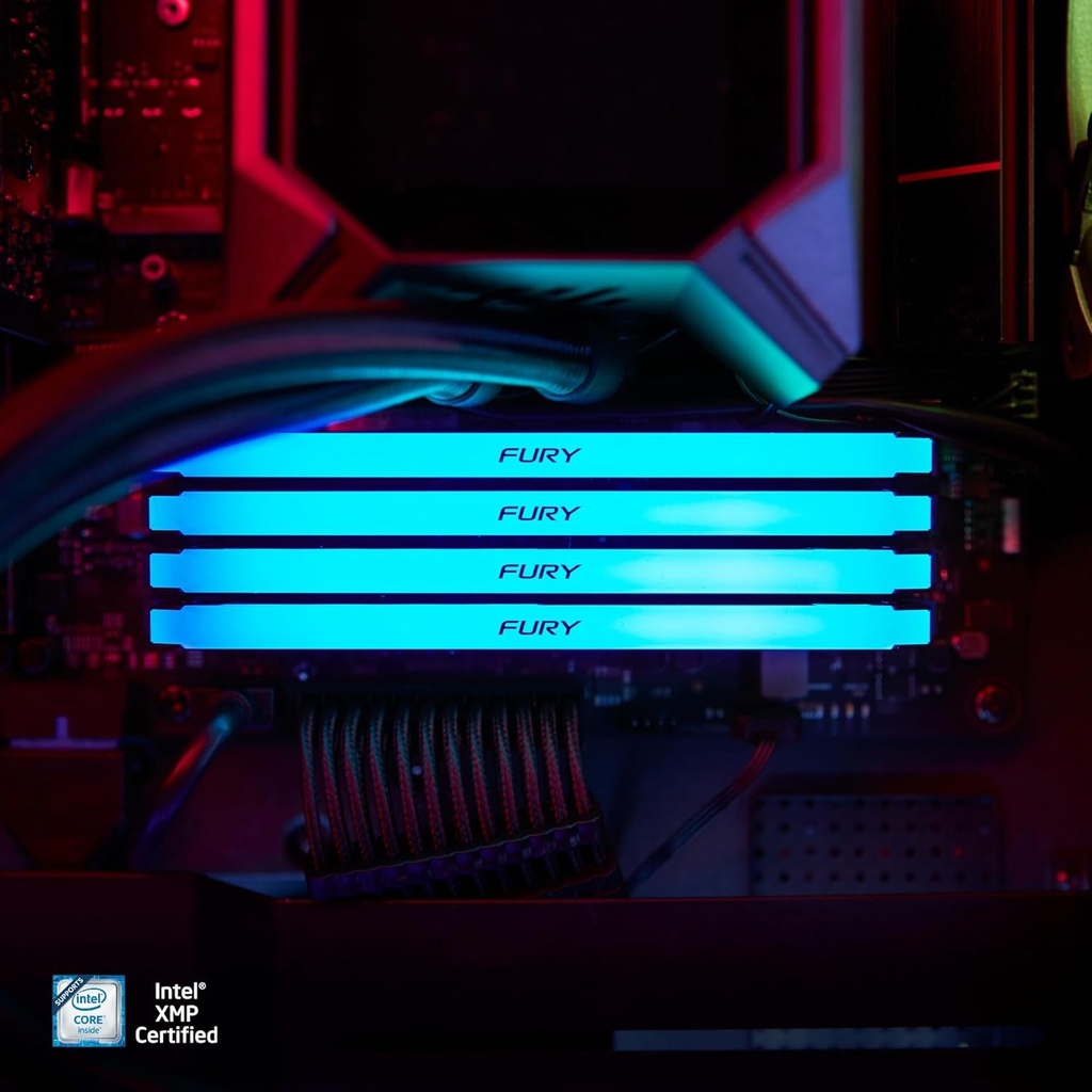 Kingston Fury Beast RGB 64GB (2x32GB) DDR4 3200MHz CL16 Memory Kit