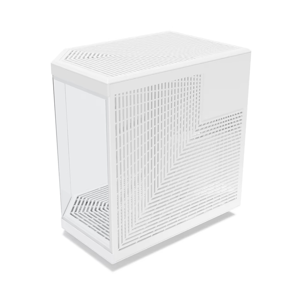 HYTE Y70 Mid Tower Two Panel Front & Left Side Tempered Glass Case without Fan - White