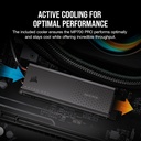 Corsair MP700 Pro 1TB PCIe Gen 5 x4 NVMe M.2 SSD Up to 11,700MB/s Read, Up to 9,600MB/s Write With Air Cooler