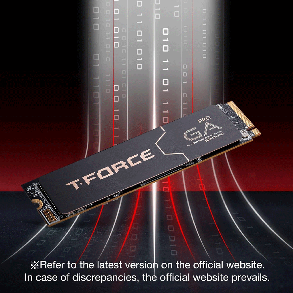 Team Group T-FORCE GA PRO M.2 2280 PCIe Gen5x4 NVMe 2TB SSD Up To 10000MB/s Read