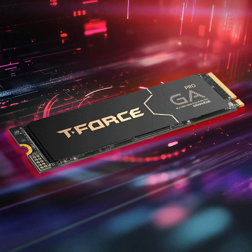 Team Group T-FORCE GA PRO M.2 2280 PCIe Gen5x4 NVMe 2TB SSD Up To 10000MB/s Read
