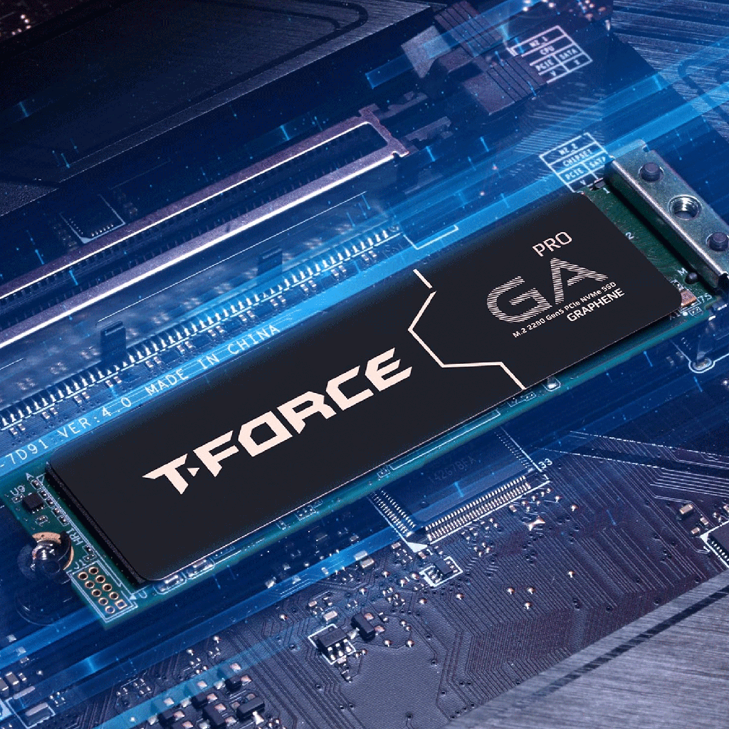 Team Group T-FORCE GA PRO M.2 2280 PCIe Gen5x4 NVMe 2TB SSD Up To 10000MB/s Read