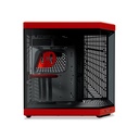 HYTE Y70 Mid Tower Two Panel Front & Left Side Tempered Glass Case without Fan - Black/Red