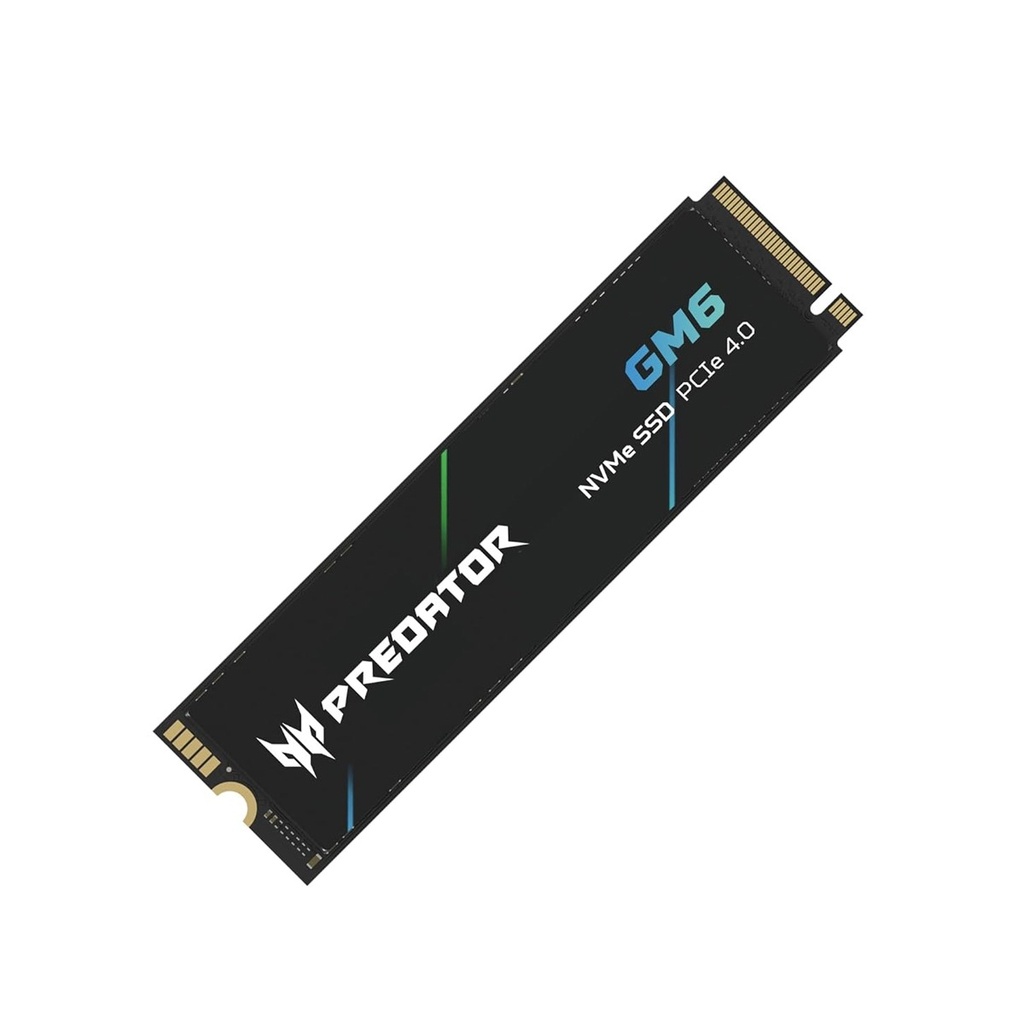 Acer Predator GM6 2TB PCIe Gen4 NVMe 2.0 M.2 SSD, Up to 7200 MB/s Read