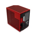 HYTE Y70 Mid Tower Two Panel Front & Left Side Tempered Glass Case without Fan - Black/Red