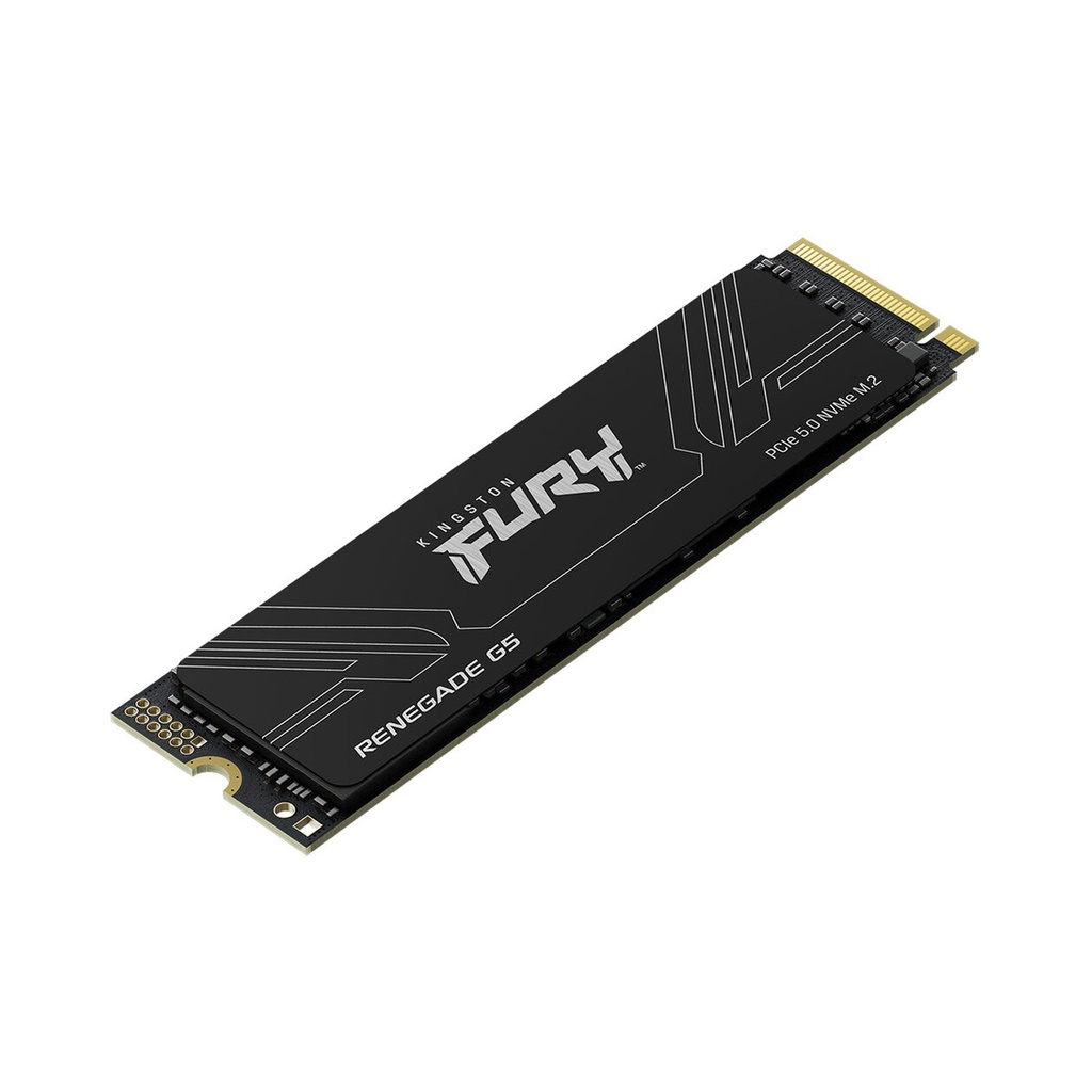 Kingston FURY Renegade G5 PCIe 5.0 NVMe M.2 Internal SSD, 2TB (2048GB) Capacity, Sequential Read / Write 14,700 / 14,000 MB/s, 3D TLC NAND, SM2508 Controller, Black | SFYR2S/2T0