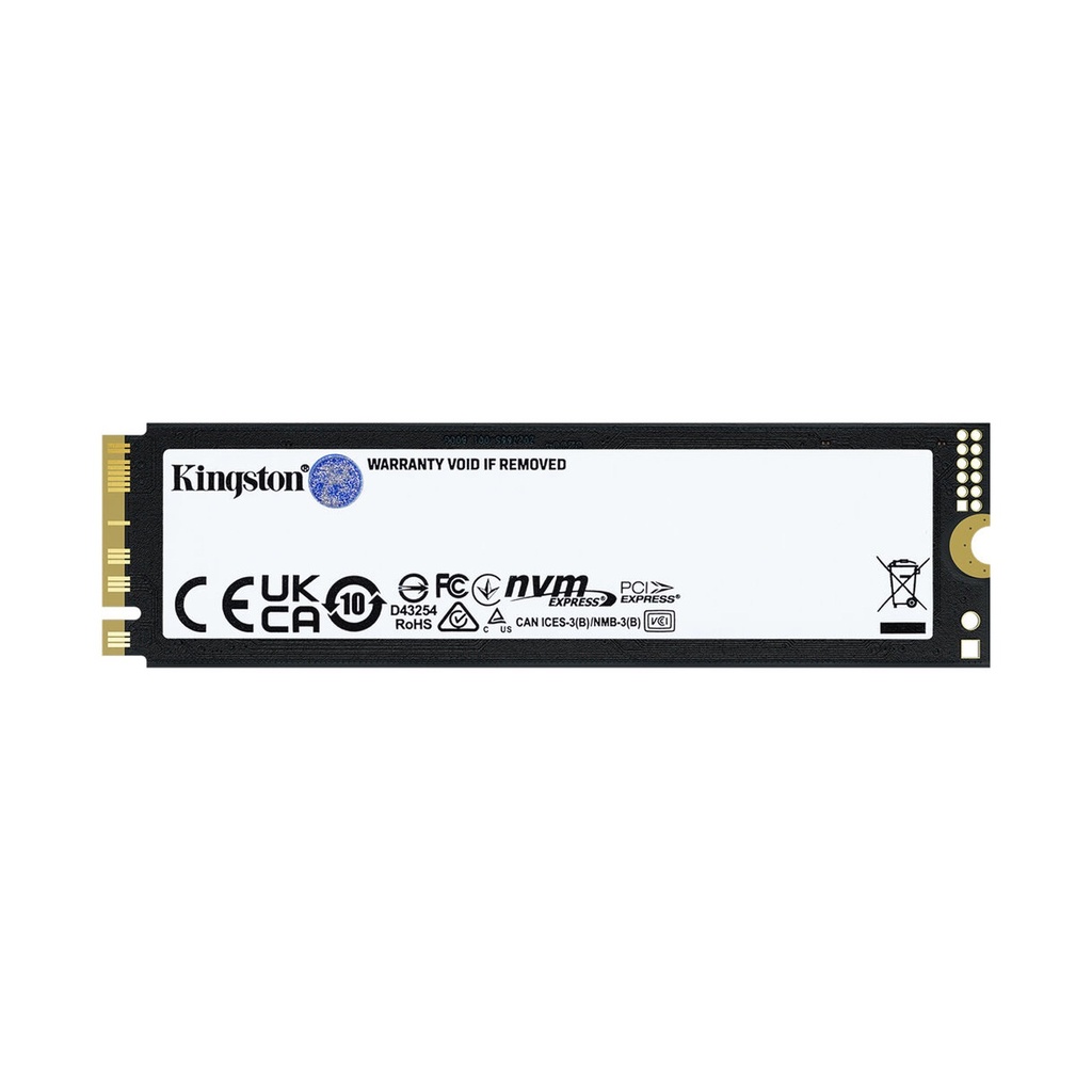 Kingston FURY Renegade G5 PCIe 5.0 NVMe M.2 Internal SSD, 1TB (1024GB) Capacity, Sequential Read / Write 14,200 / 11,000 MB/s, 3D TLC NAND, SM2508 Controller, Black | SFYR2S/1T0