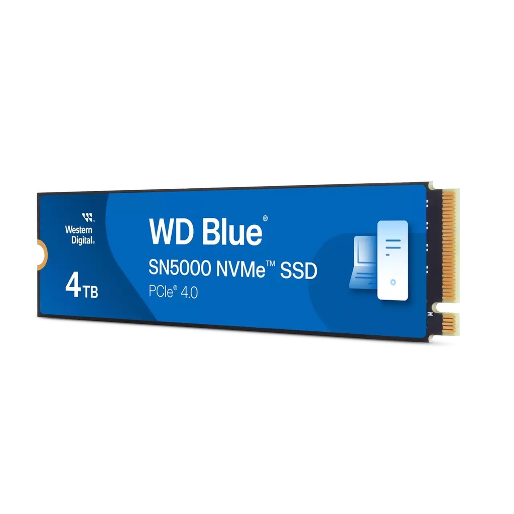 WD Blue SN5000 4TB PCIe 4.0 NVME SSD Up to 5,500 MB/s Read