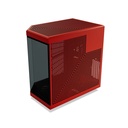 HYTE Y70 Mid Tower Two Panel Front & Left Side Tempered Glass Case without Fan - Black/Red