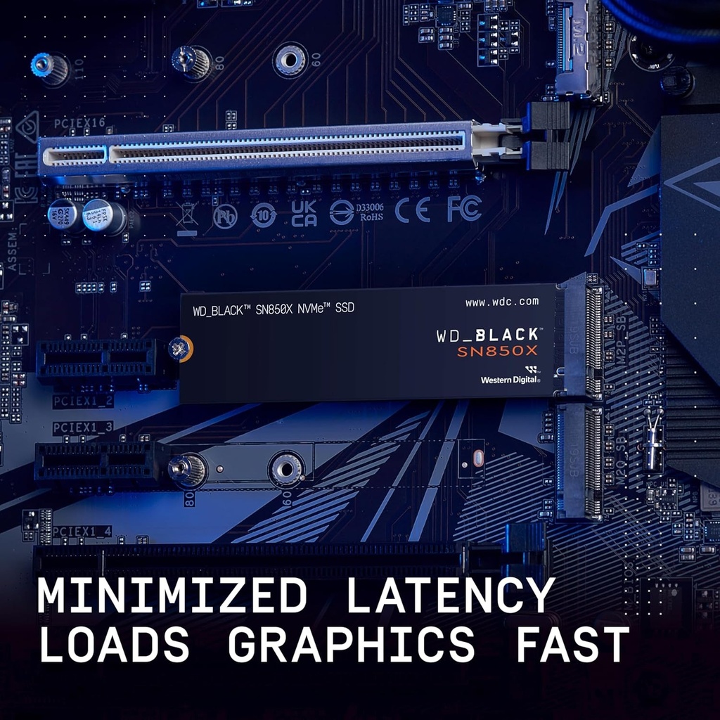 WD BLACK SN850X 8TB Gen 4 NVMe M.2 SSD with Heatsink,Up To 7200MB/s Read, PlayStation 5 Compatibility