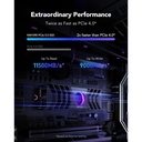 Lexar Professional MM1090 1TB NVMe Gen 5x4 M.2 SSD With Heatsink, Read Speed Upto 12,000 For PS5 & PC