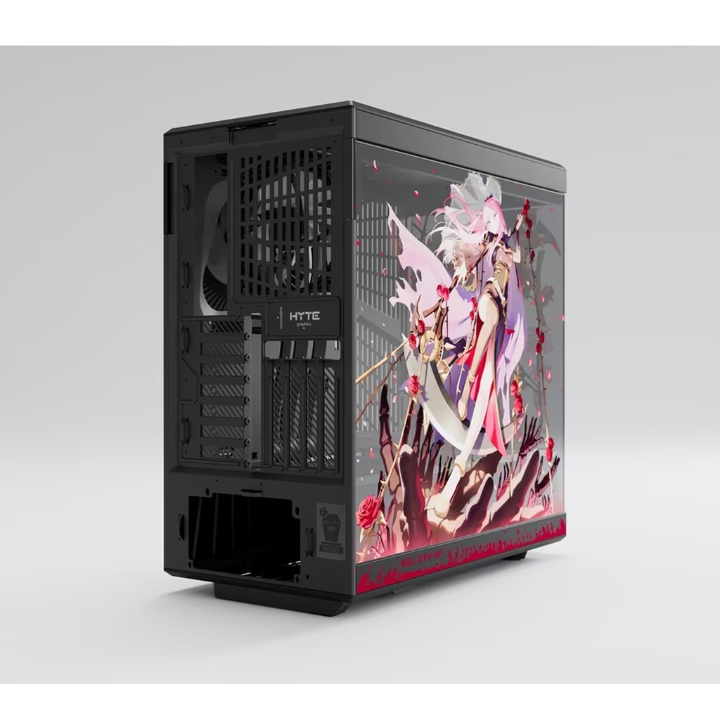HYTE Mori Calliope Y40 Mid Tower Two Panel Front & Left Side Tempered Glass Case With 2 Fan