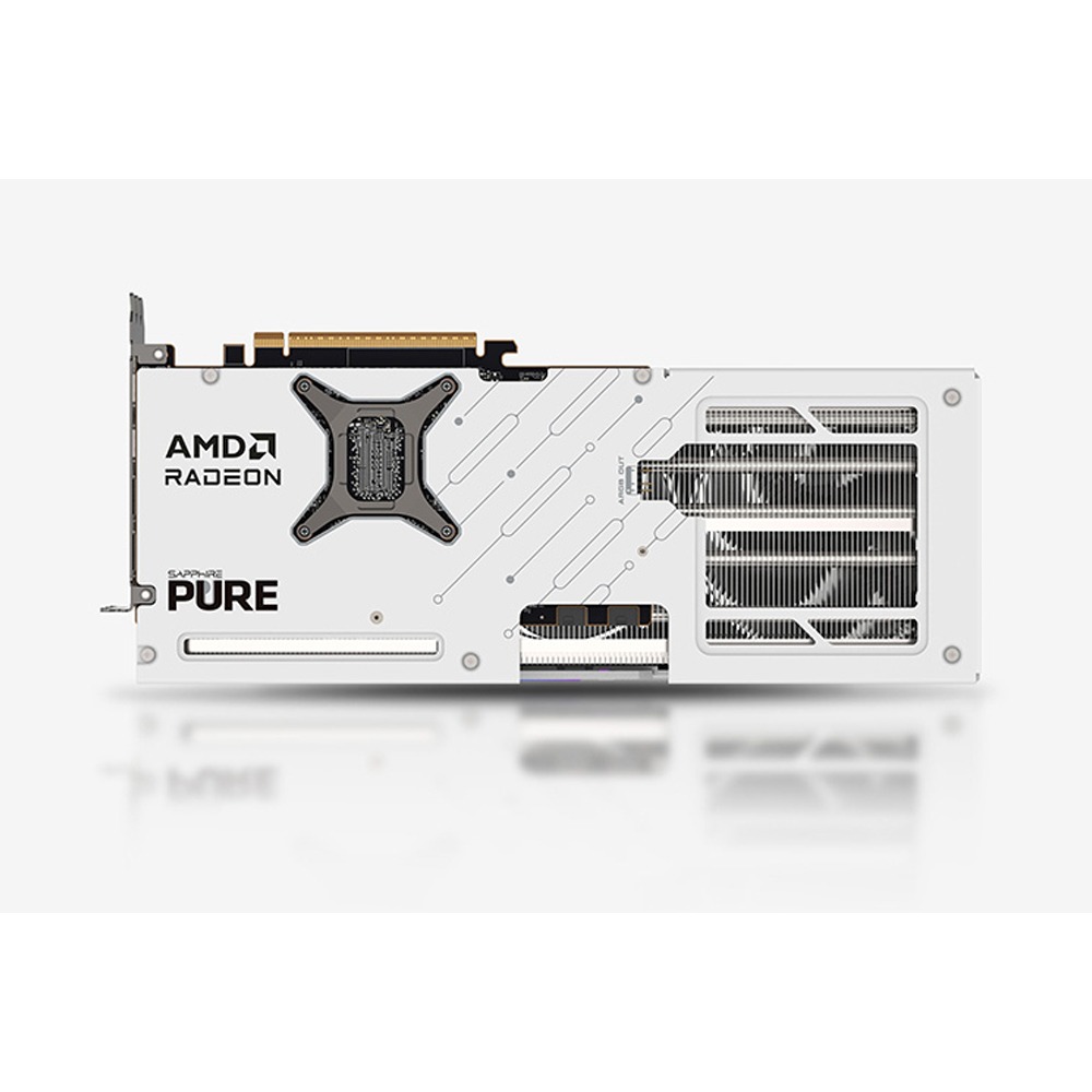 Sapphire PURE AMD Radeon™ RX 9070 XT 16GB OC GPU - White