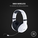 Razer Kaira X Wired Headset for Xbox Series X|S, Xbox One, PC, Mac & Mobile Devices: Triforce 50mm Drivers, HyperClear Cardioid Mic, Flowknit Memory Foam Ear Cushions, On Headset Controls - White