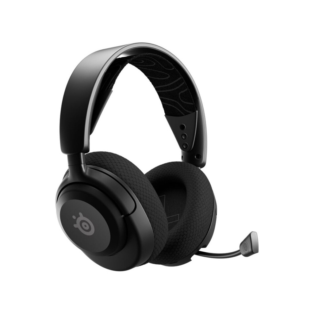 SteelSeries Arctis Nova 5 Wireless/Bluetooth Gaming Headset AI Noise Cancellation ClearCast 2.X Retractable Mic, Up to 60-Hours Battery life, For PC,PS5/PS4,Nintendo & Mobile Device - Black