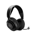 SteelSeries Arctis Nova 5 Wireless/Bluetooth Gaming Headset AI Noise Cancellation ClearCast 2.X Retractable Mic, Up to 60-Hours Battery life, For PC,PS5/PS4,Nintendo & Mobile Device - Black