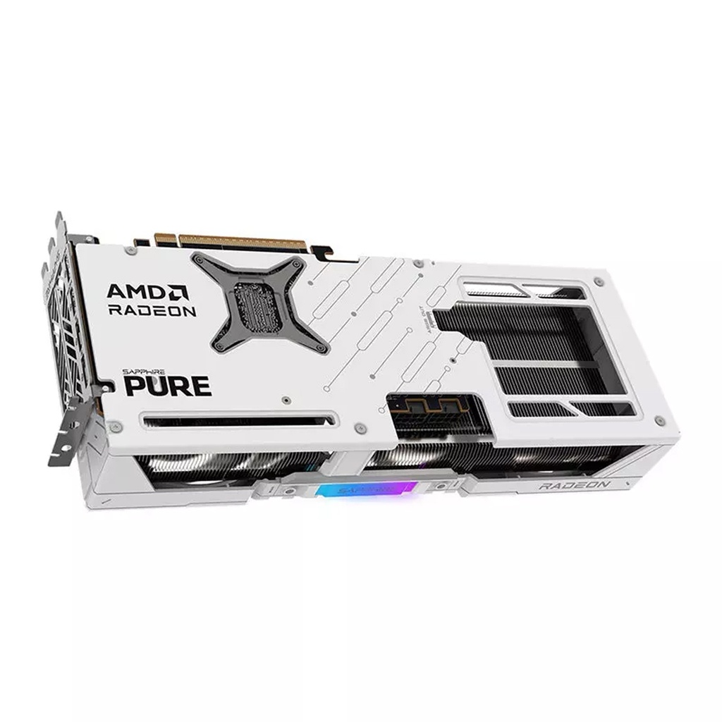 Sapphire Pure AMD Radeon RX 9070 16GB OC Graphic Card - White
