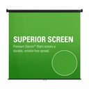 Elgato Green Screen MT Wall-Mounted Retractable Chroma Key Backdrop With Wrinkle-Resistant Fabric For background Removal