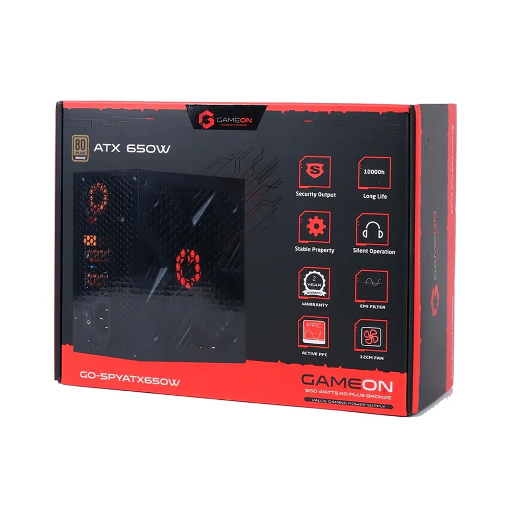Gameon SPY2 ATX 80PLUS Bronze 650W Power Supply