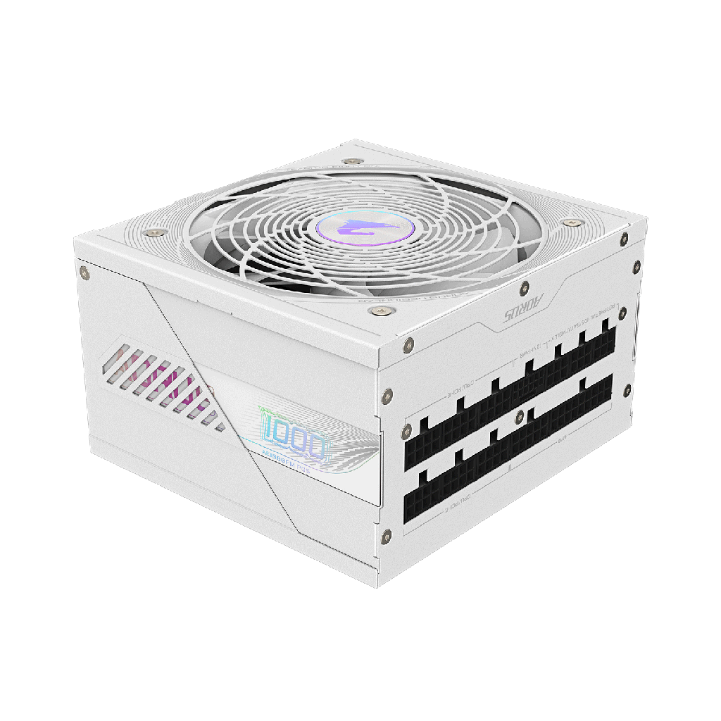 Gigabyte Aorus Elite AE1000PM PG5 ICE 80+ Platinum Fully Modular ATX 3.1 & PCIe 5.1 1000W Power Supply