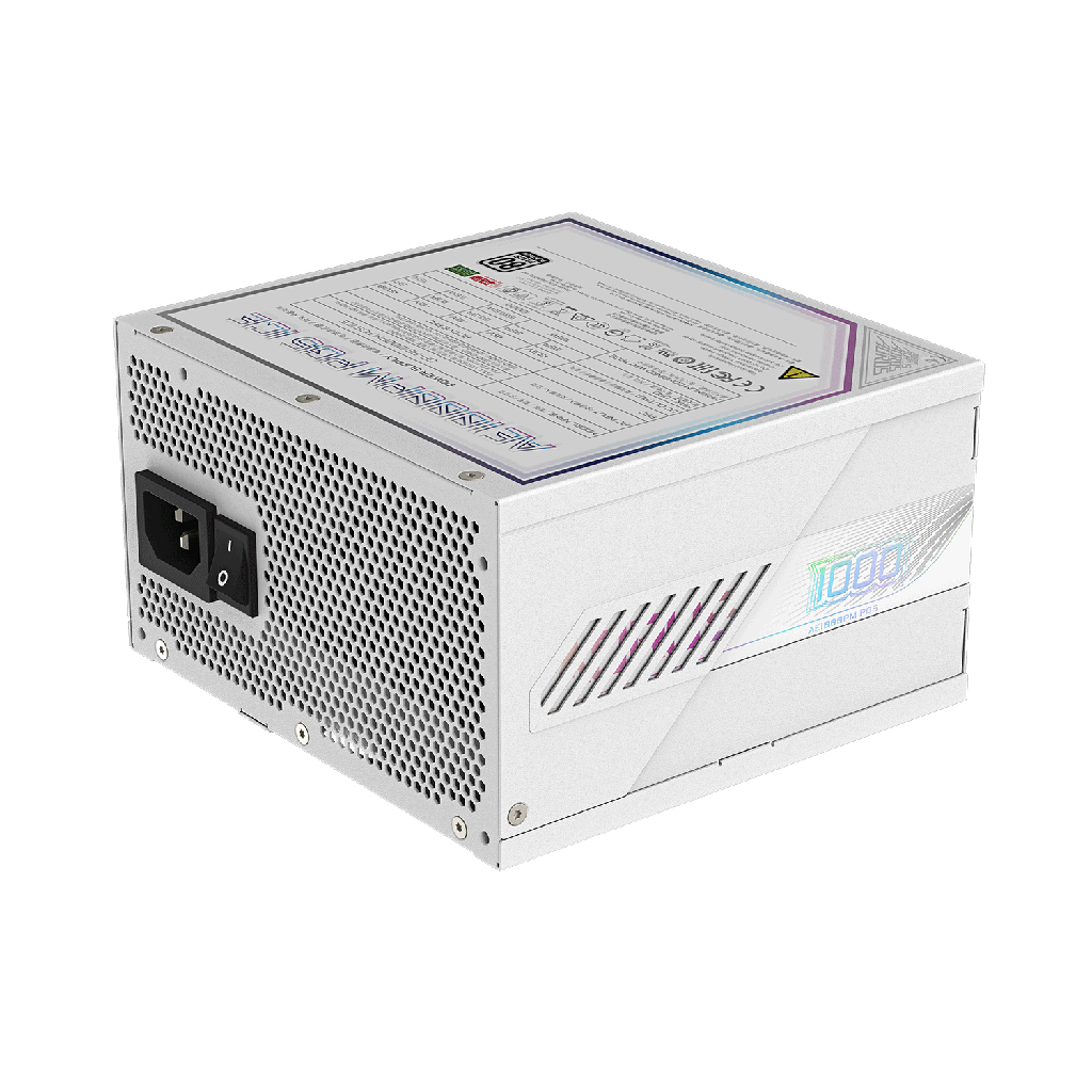 Gigabyte Aorus Elite AE1000PM PG5 ICE 80+ Platinum Fully Modular ATX 3.1 & PCIe 5.1 1000W Power Supply