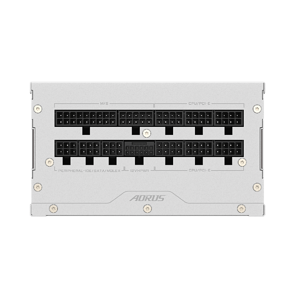 Gigabyte Aorus Elite AE1000PM PG5 ICE 80+ Platinum Fully Modular ATX 3.1 & PCIe 5.1 1000W Power Supply