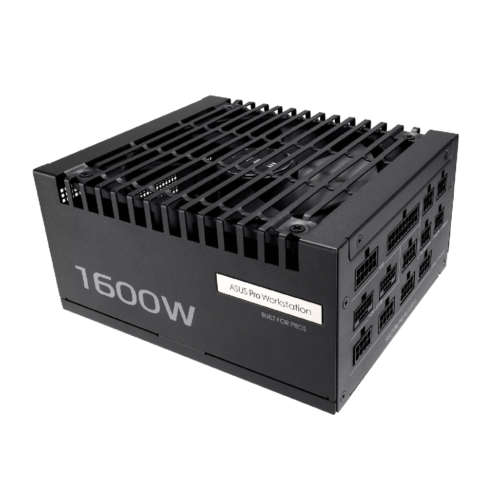 ASUS Pro WS Power Supply, 1600W 80 PLUS Platinum Efficiency, ATX 3.1 Compatible