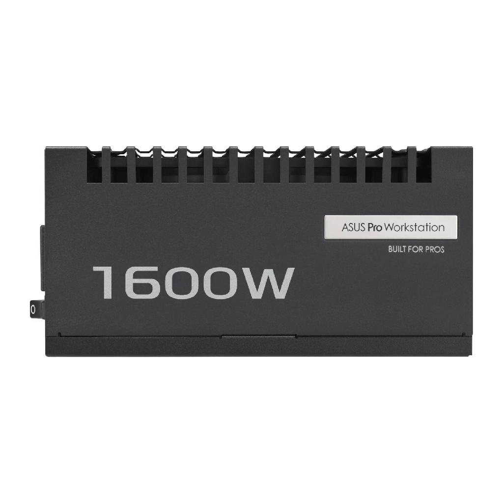 ASUS Pro WS Power Supply, 1600W 80 PLUS Platinum Efficiency, ATX 3.1 Compatible