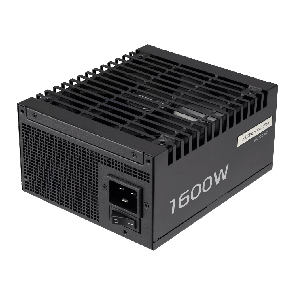 ASUS Pro WS Power Supply, 1600W 80 PLUS Platinum Efficiency, ATX 3.1 Compatible