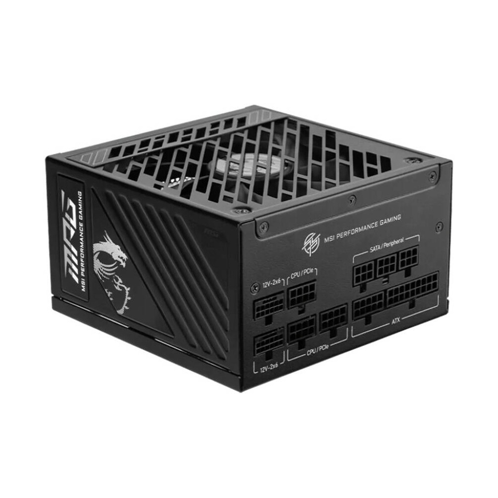 MSI MPG A1250GS 80PLUS Gold 1250W Cybenetic Gold ATX 3.1 PCIe 5 Ready Power Supply