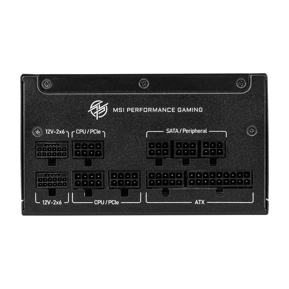 MSI MPG A1250GS 80PLUS Gold 1250W Cybenetic Gold ATX 3.1 PCIe 5 Ready Power Supply