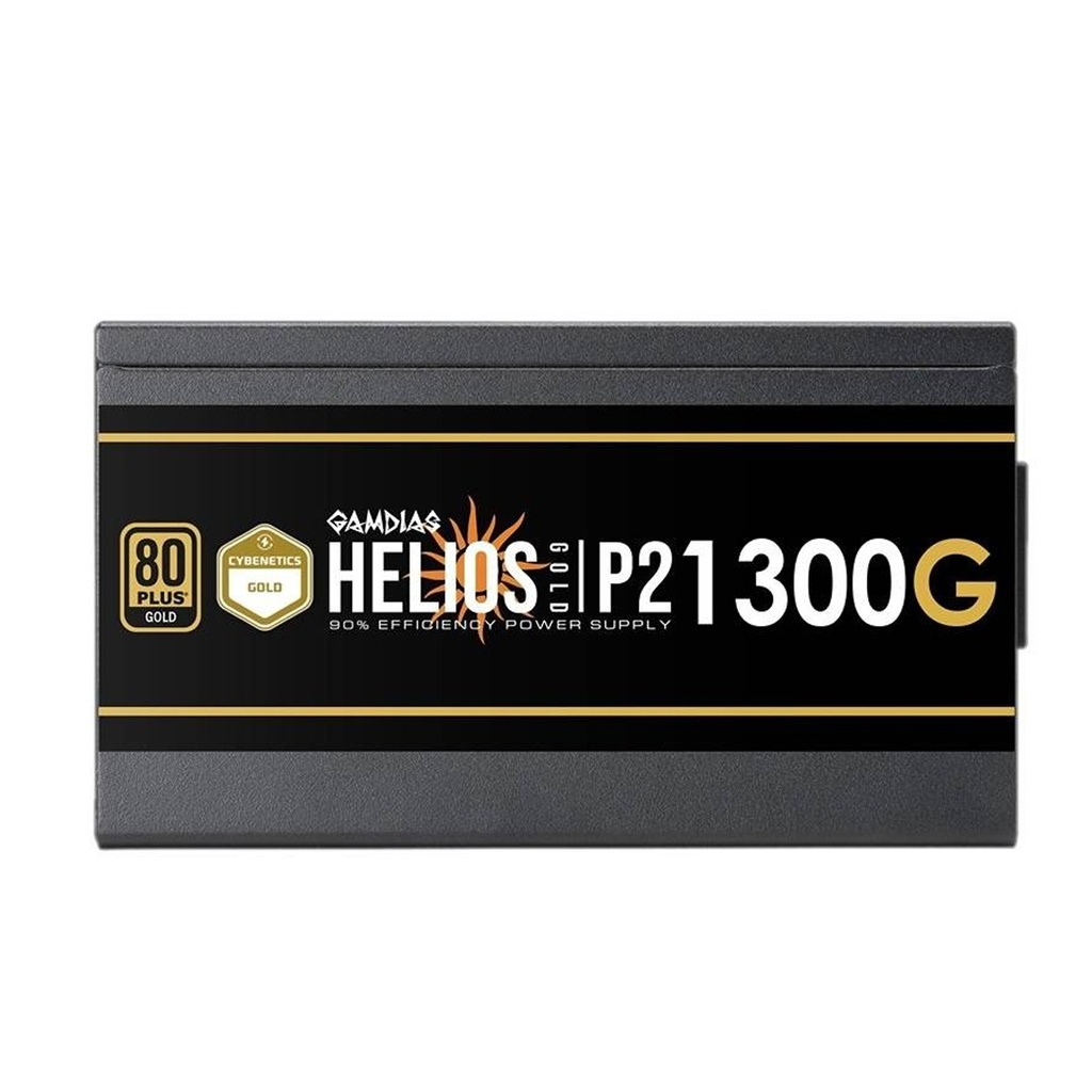 Gamdias Helios P2 1300G Plus Gold Efficiency/Cybernetics Gold, Fully Modular ATX 3.0 PCIe 5.0 Ready 1300W Power Supply