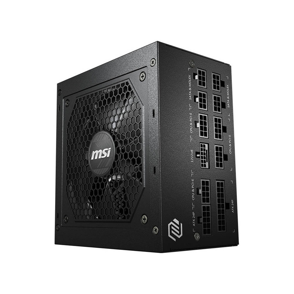 MSI MEG A850GL 80PLUS GOLD 850W Cybenetic ATX 3.1 PCIe 5.1 Ready Power Supply