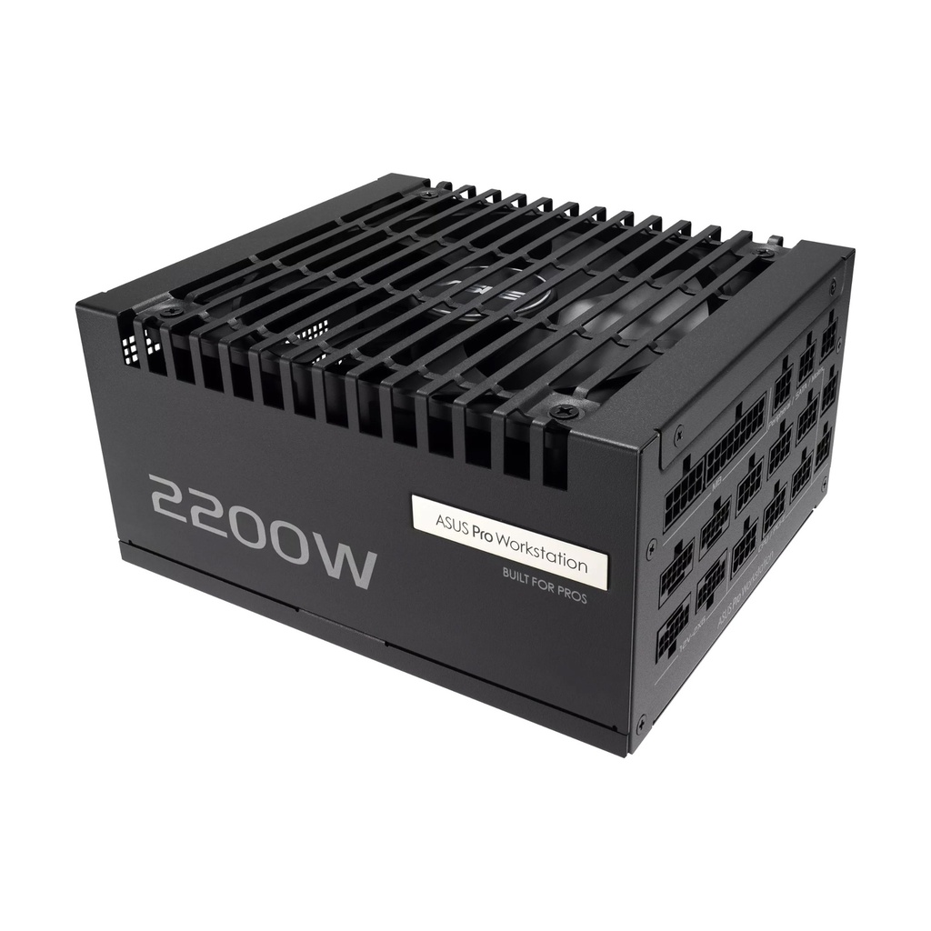 ASUS Pro WS Power Supply, 2200W 80 PLUS Platinum Efficiency, ATX 3.1 Compatible